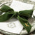 Olive Branch Bow Initial Napkin Ring