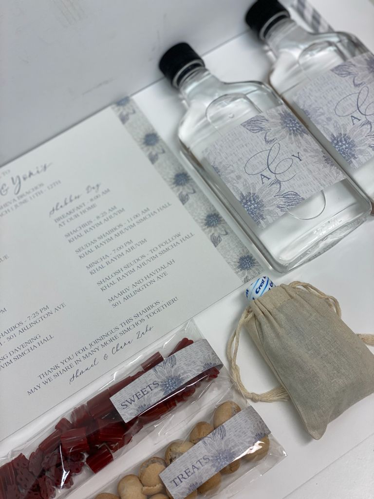 Burlap Hostess Envelope