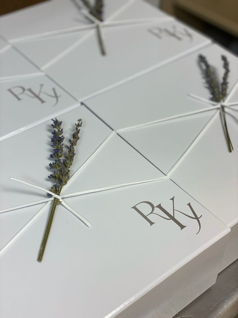 Lavender Flower Hostess Box