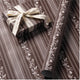 Regency Stripe Wrapping Paper- Chocolate