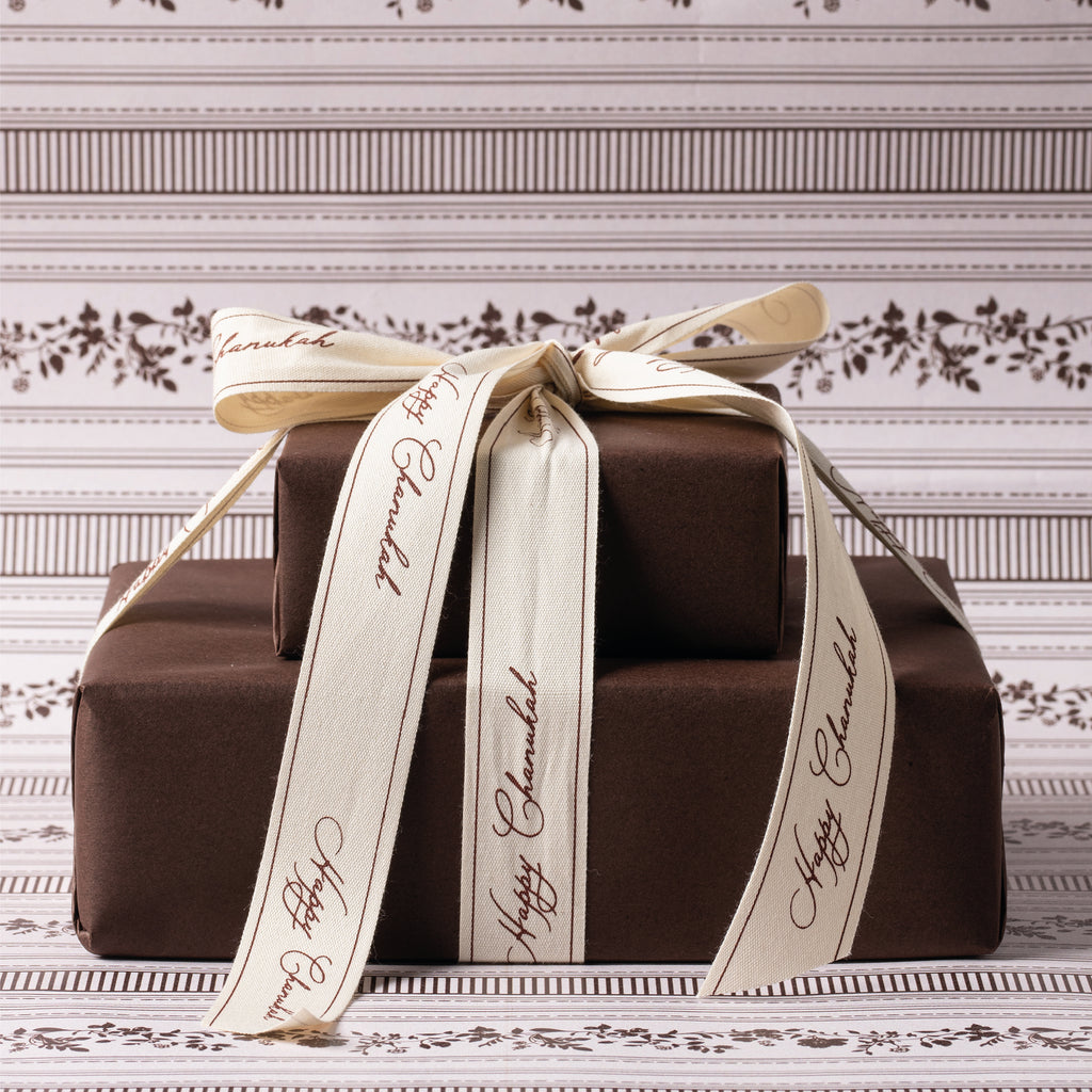 Happy Chanukah Cotton Ribbon