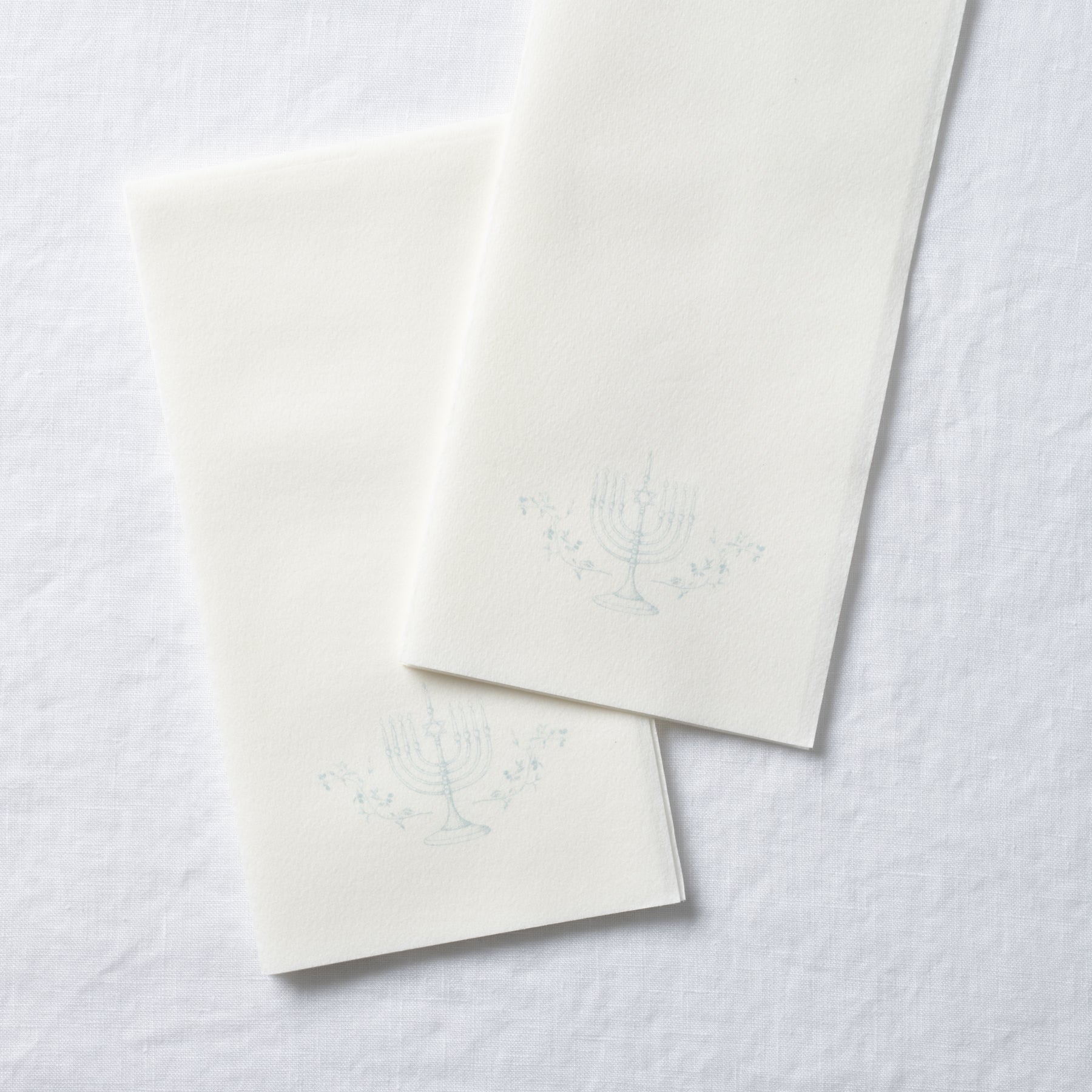 Ahava Menorah Guest Towel Napkins | The Chef's Wife Edition