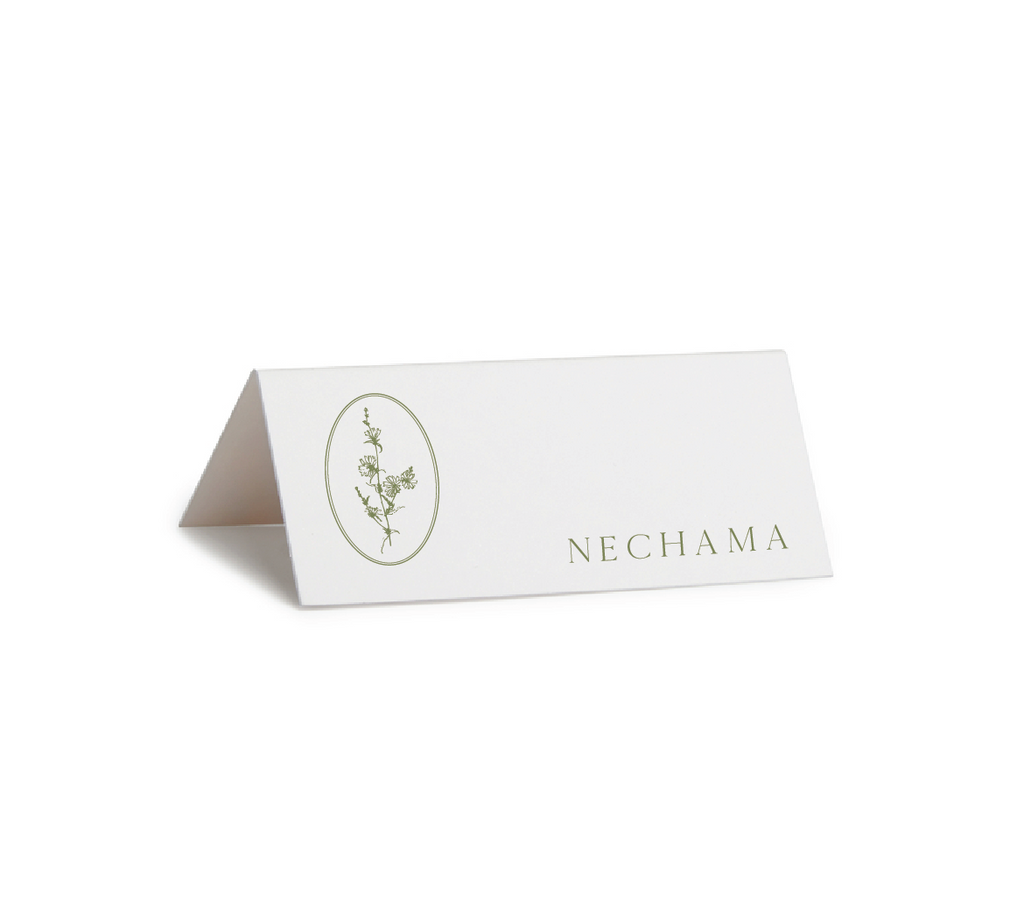 The blooms collection placecard