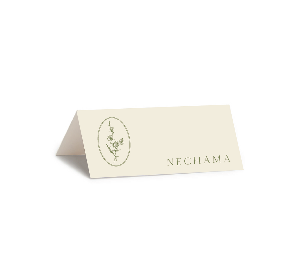 The blooms collection placecard