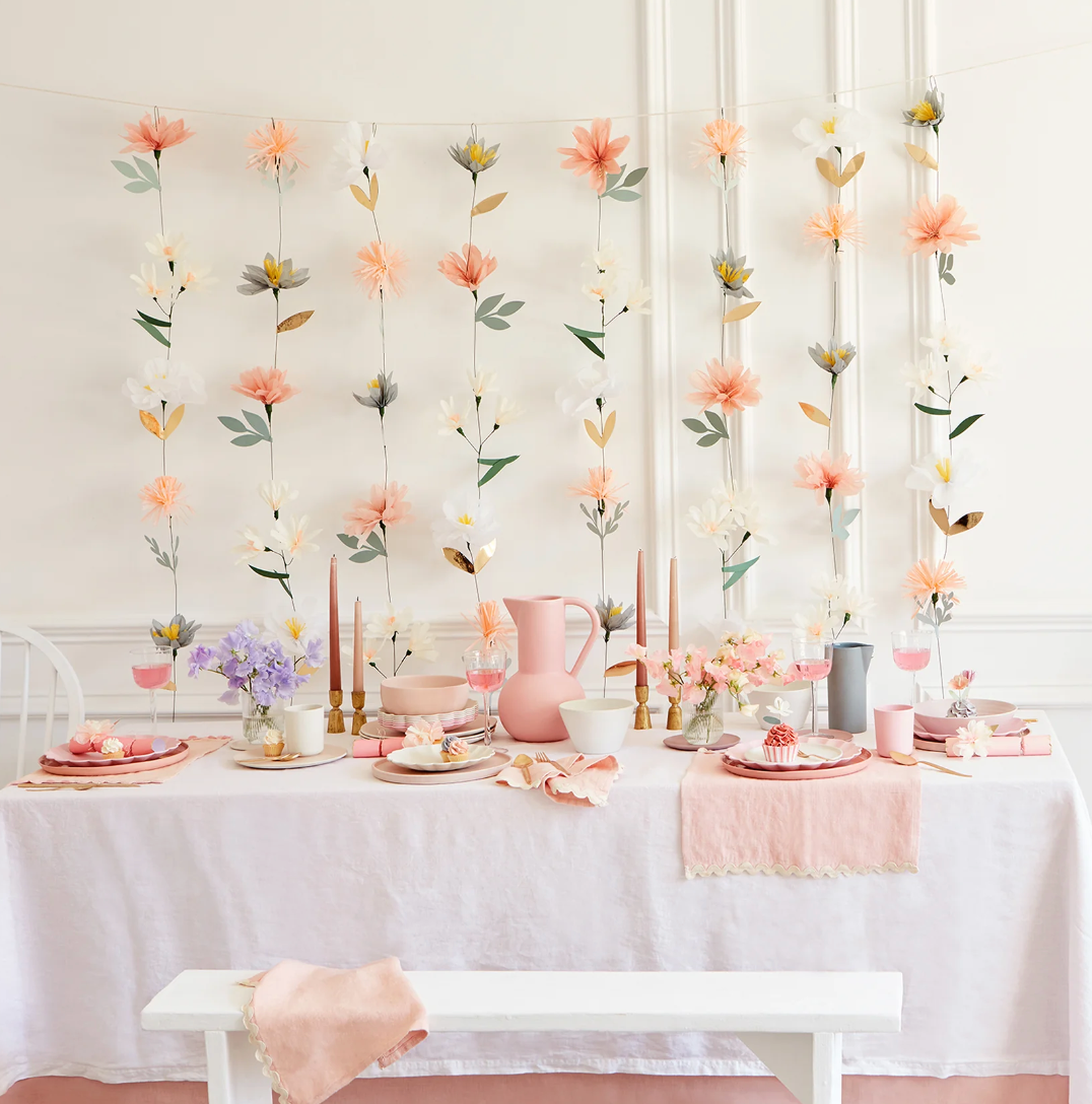 Pastel Flower Wall