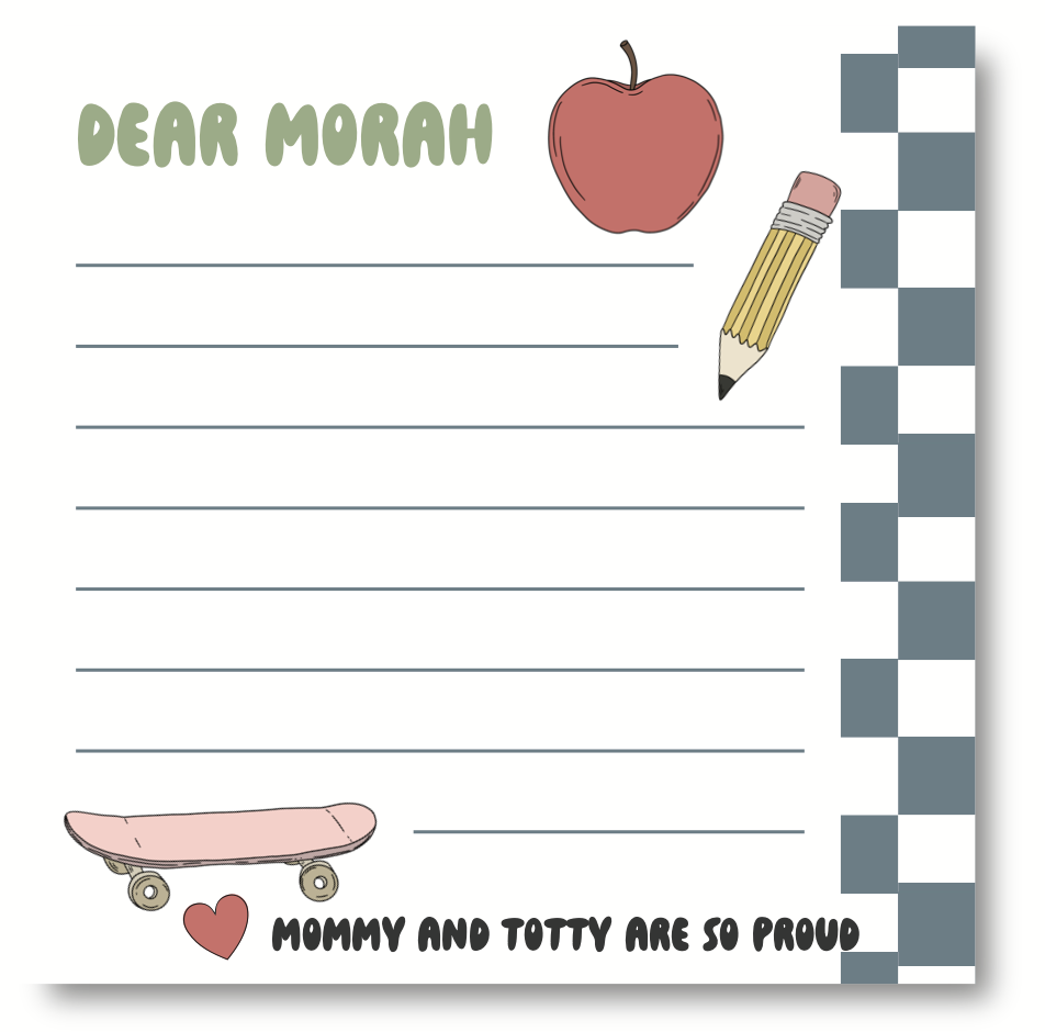 Back to School Mitzvah Notes