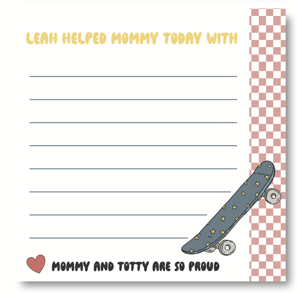 Back to School Mitzvah Notes