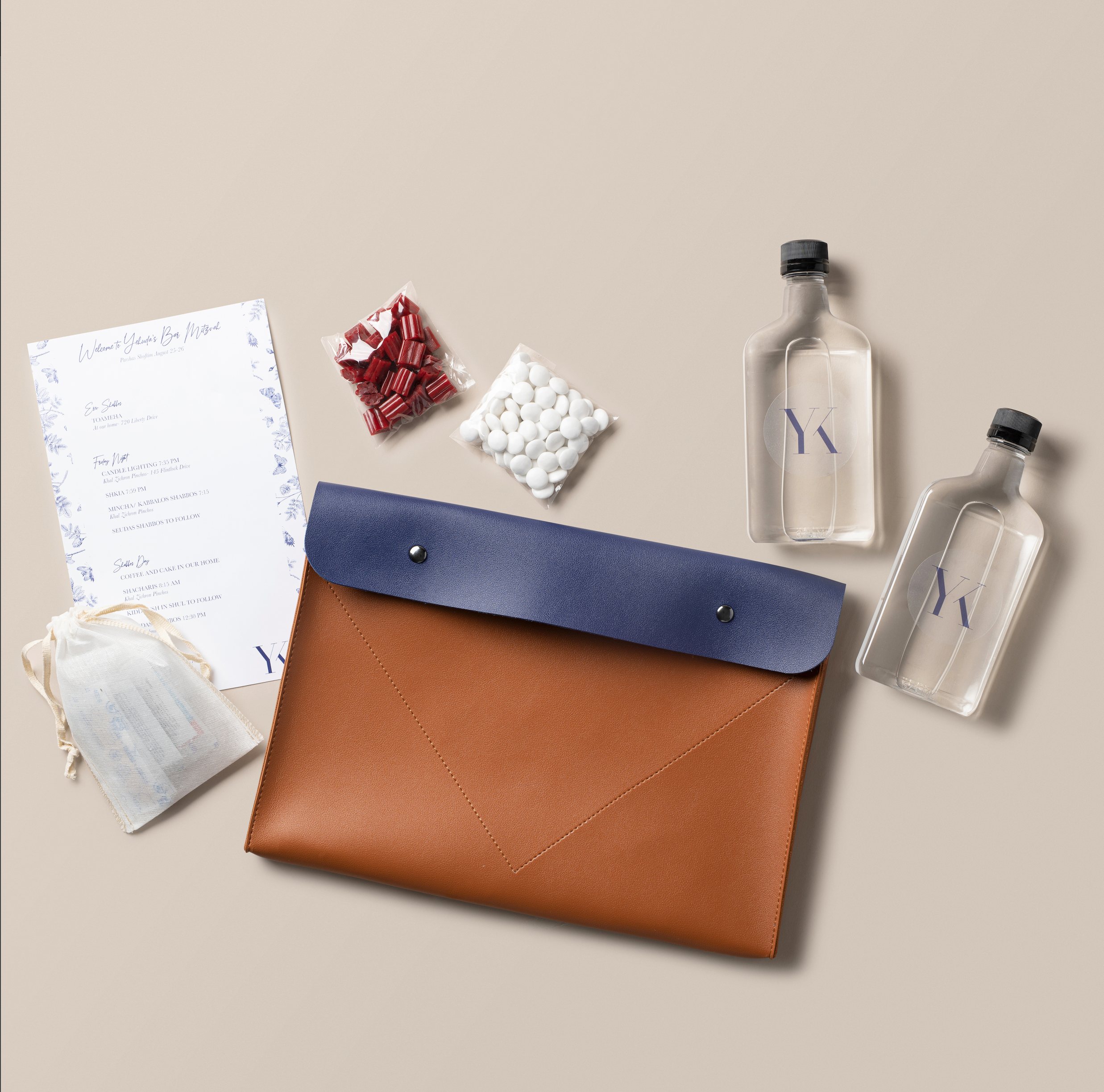 Leather Hostess Envelope
