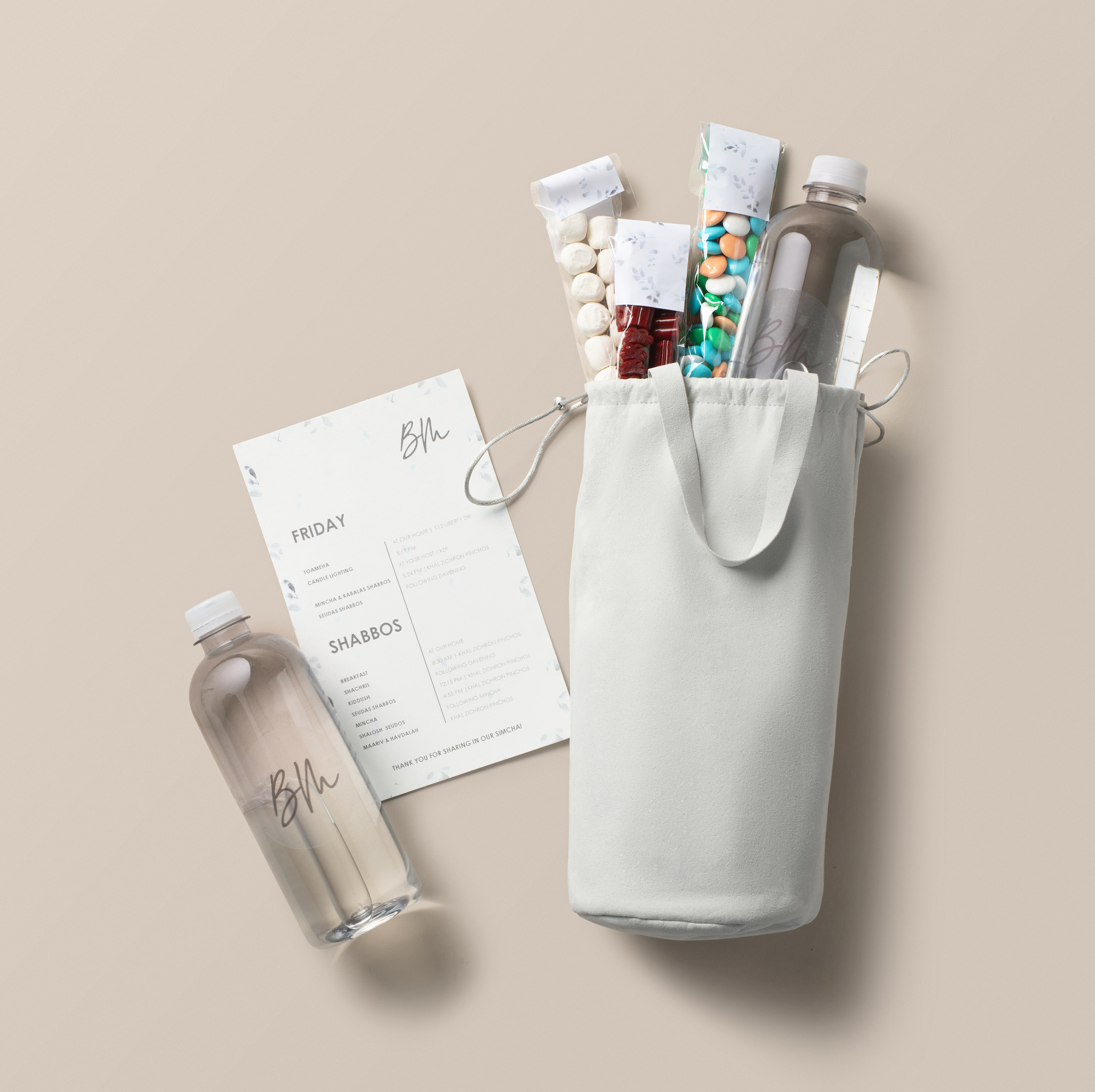 Grey Hostess Pouch