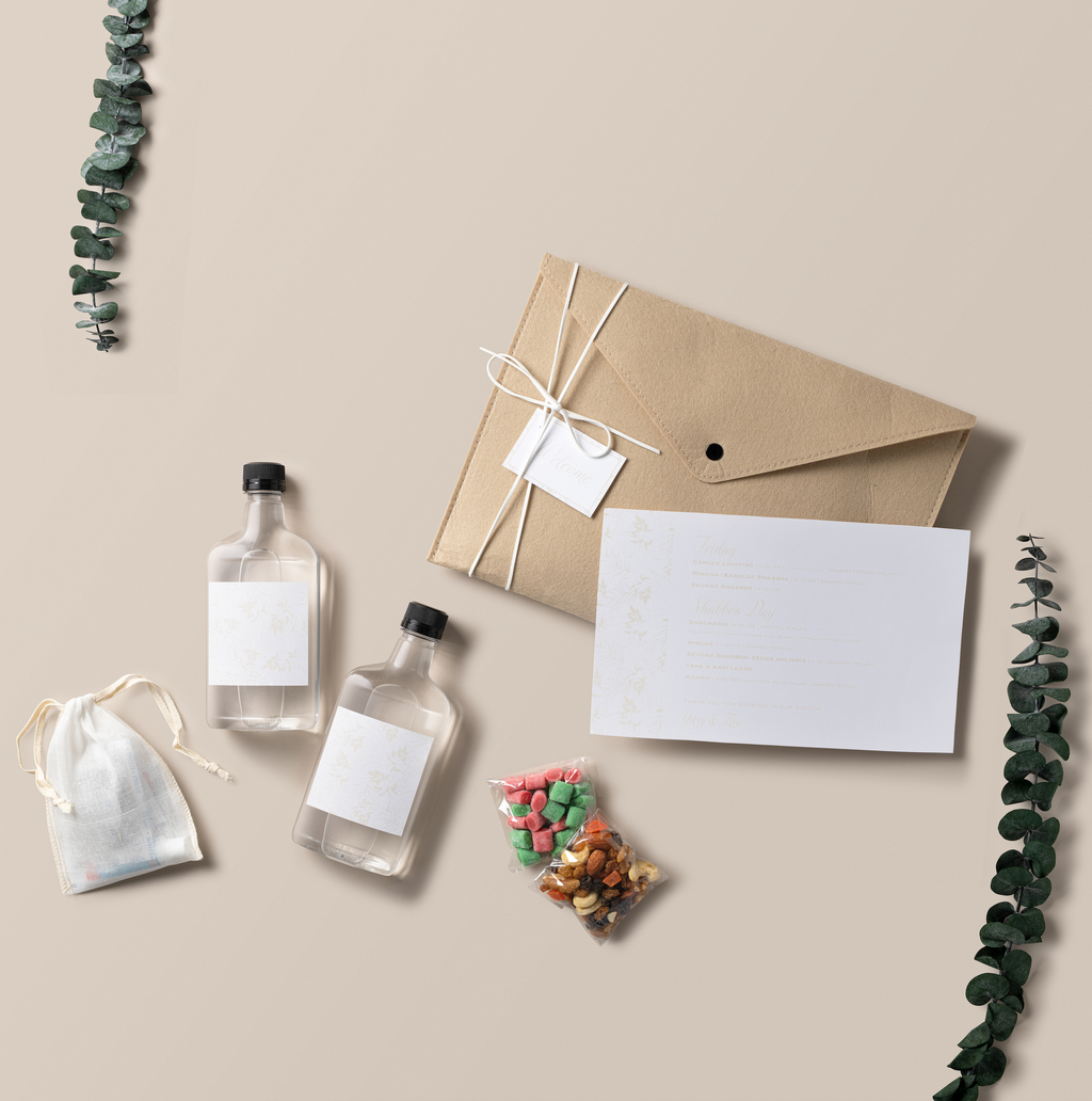 Ivory Felt Hostess Envelopes