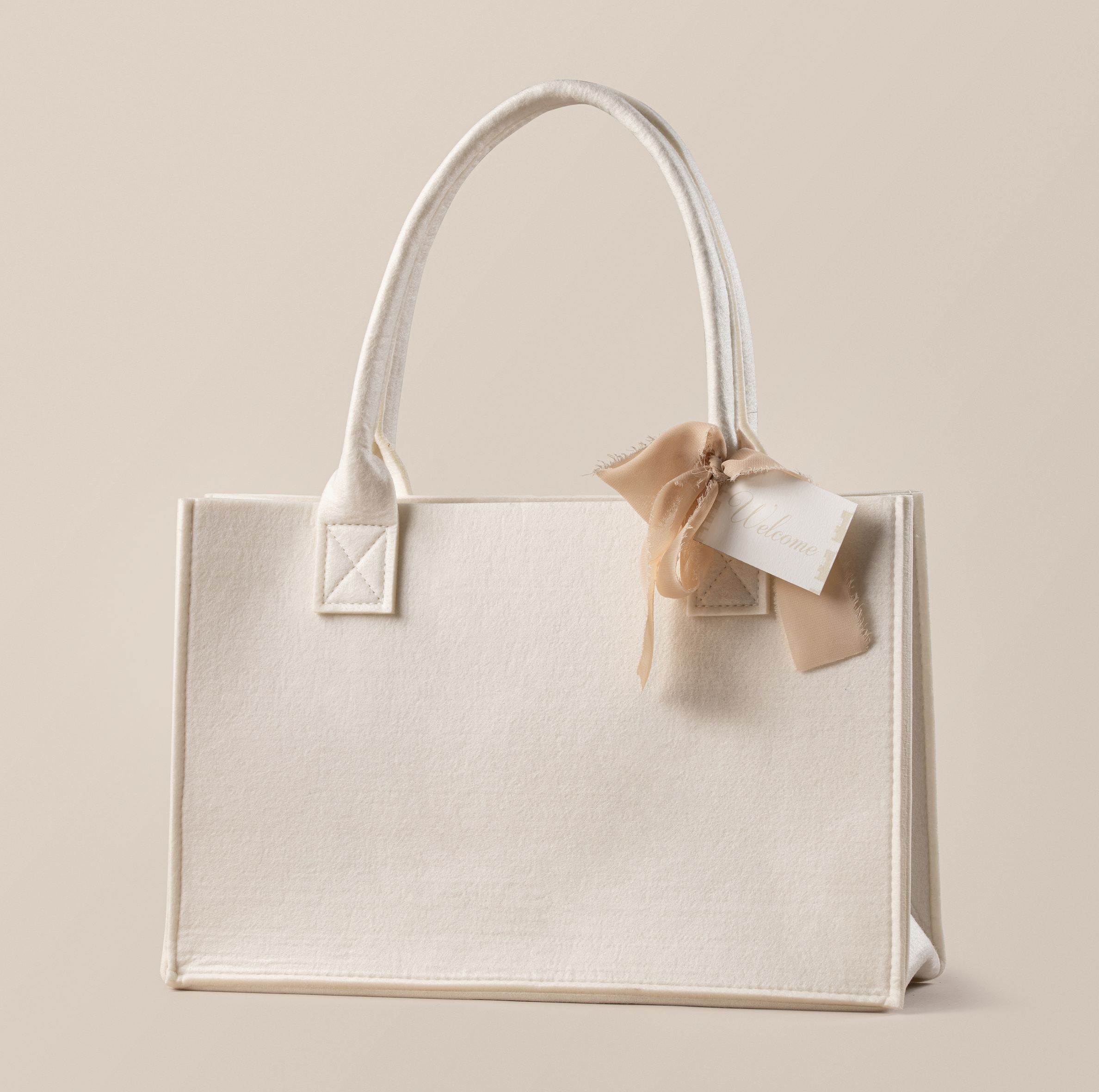 Large Ivory Hostess Tote Bag