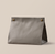 Grey Leather Snap Hostess Pouch