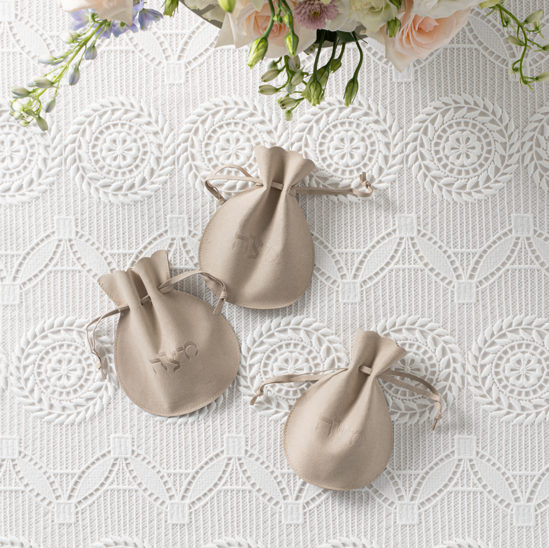 Suede Mini Matzoh Bags