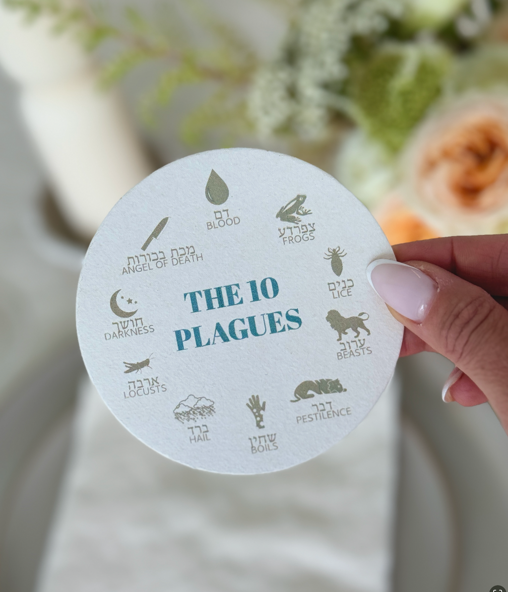 The Ten Plagues Maccos Coasters x The Chefs Wife