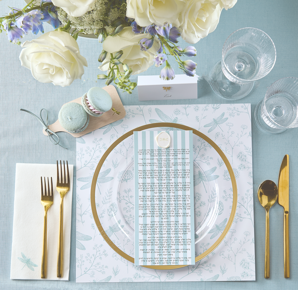 Dragonfly Embellished Place Card