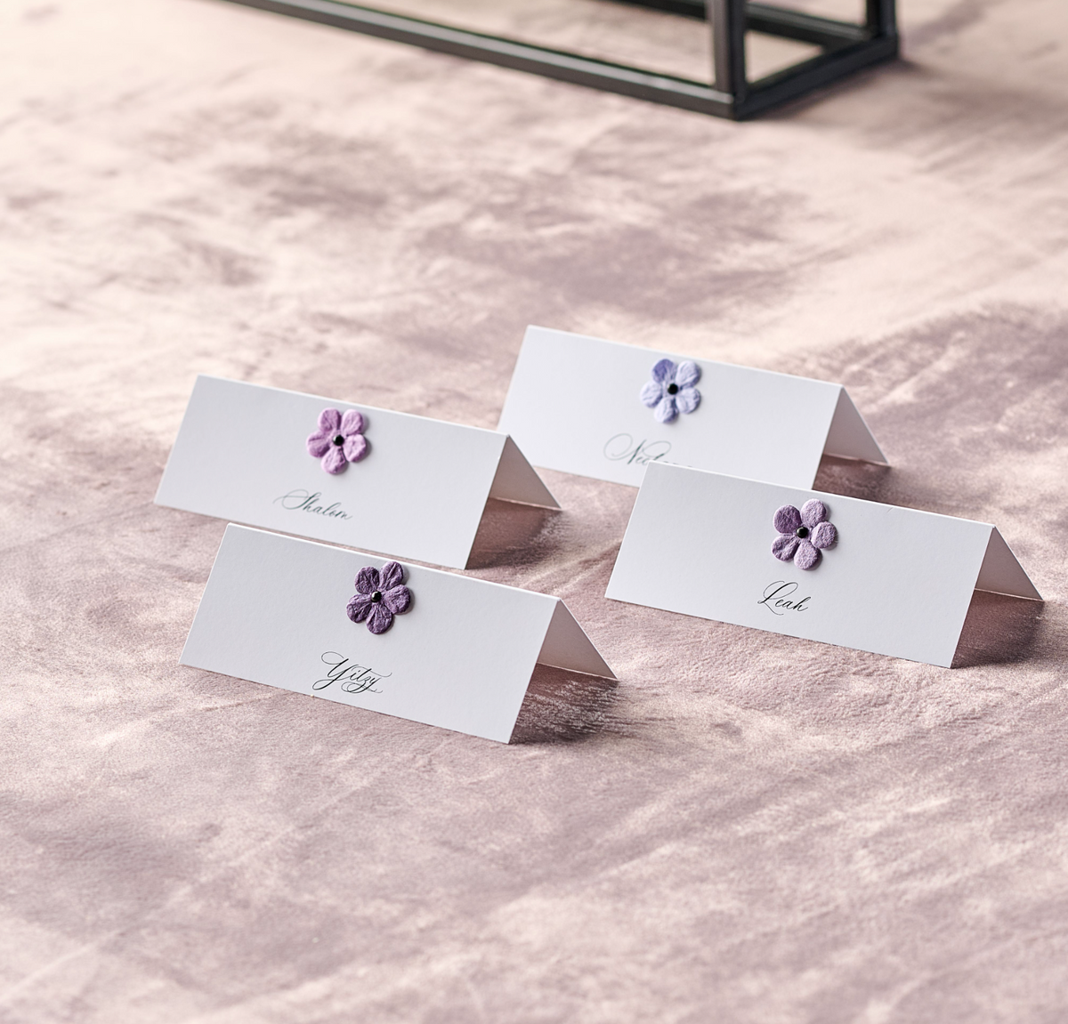 Lilac Bouquet Flower Place Card – The Stamp Studio