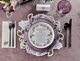 Lilac Bouquet Plate Charger