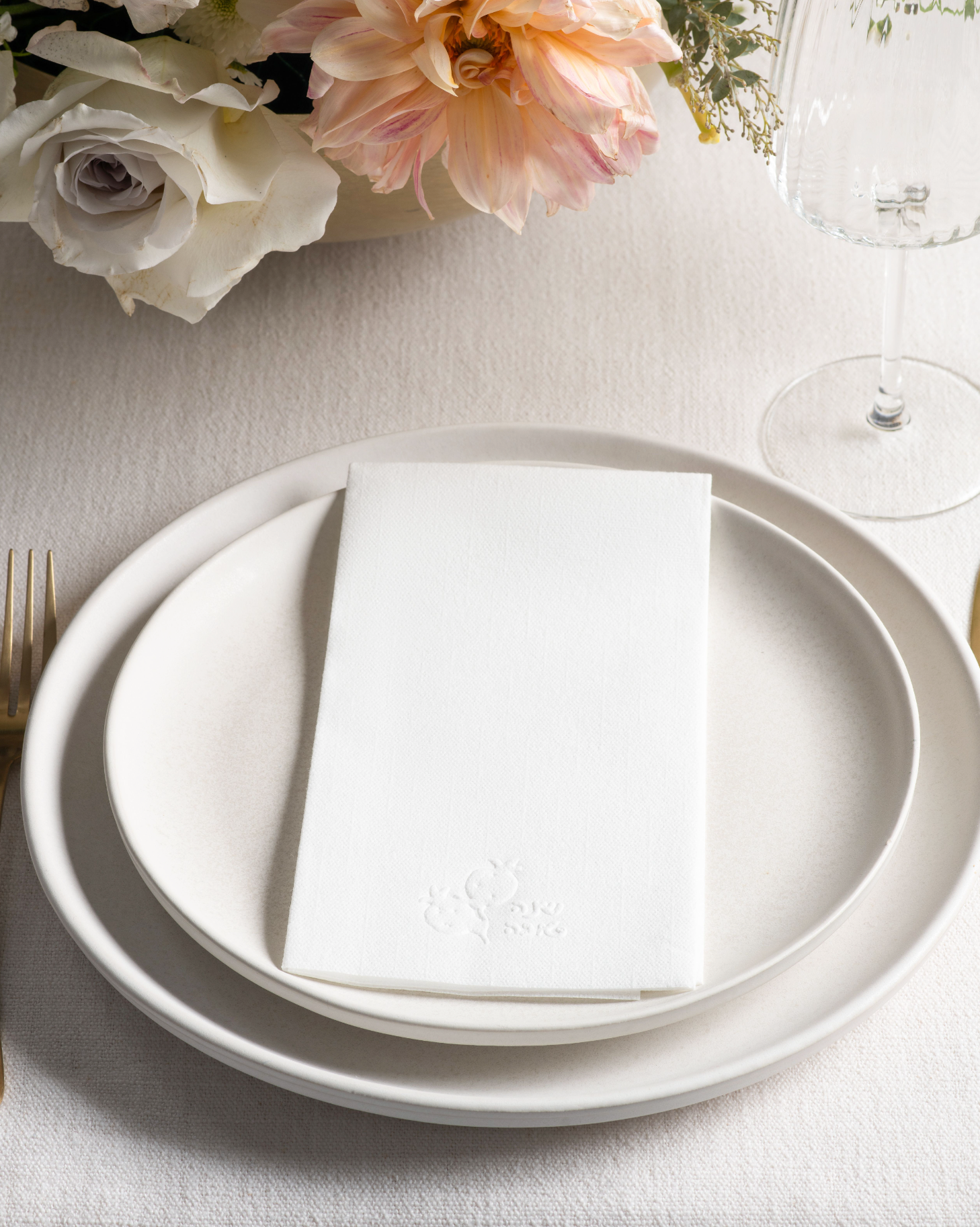 The Classic Collection embossed napkins