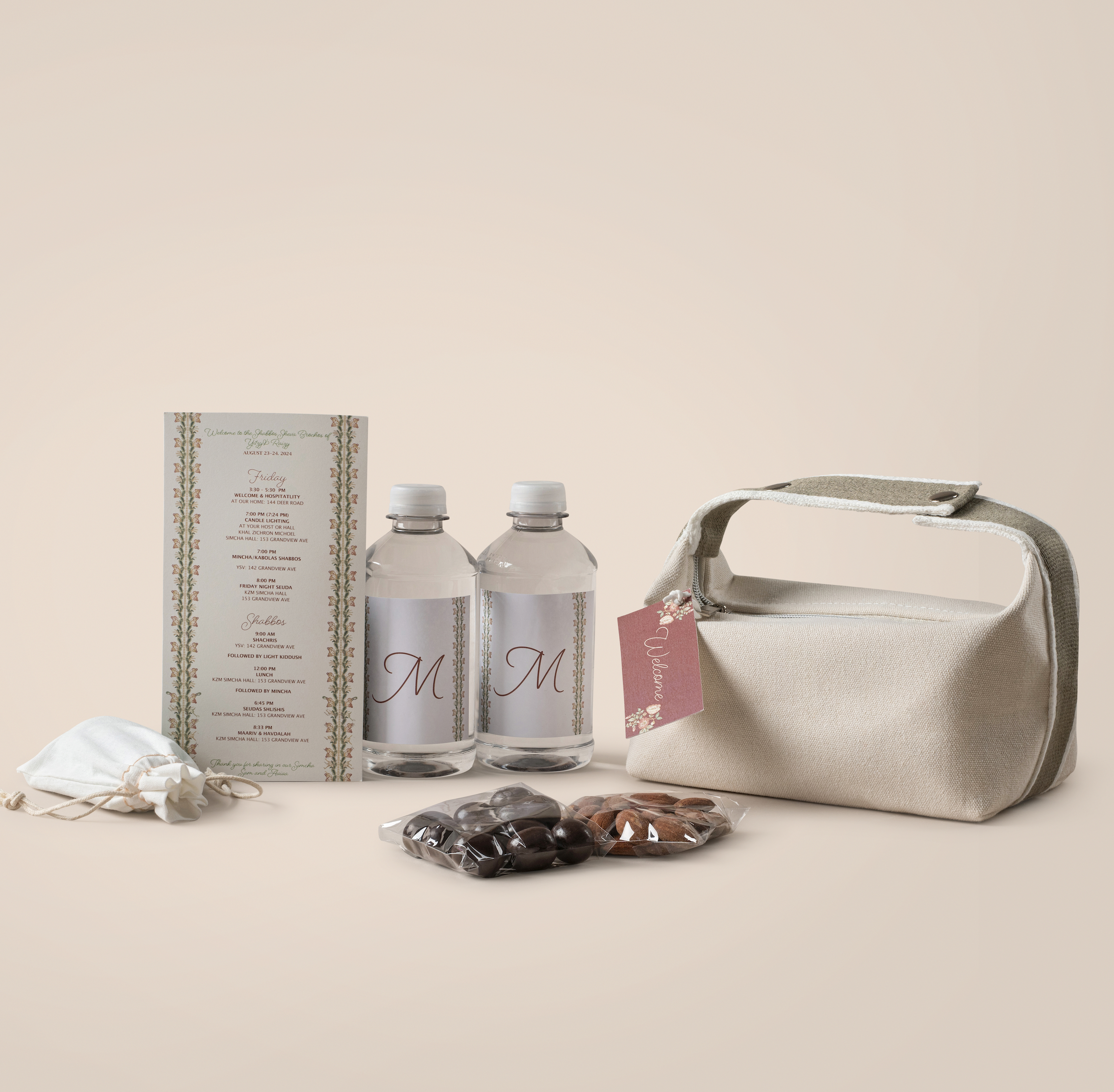 Natural canvas carry case