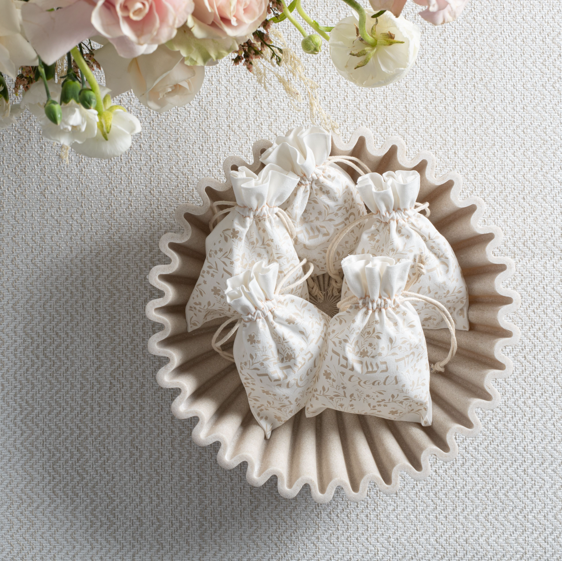 Pastel Blooms Ma Nishtana Treat Pouches