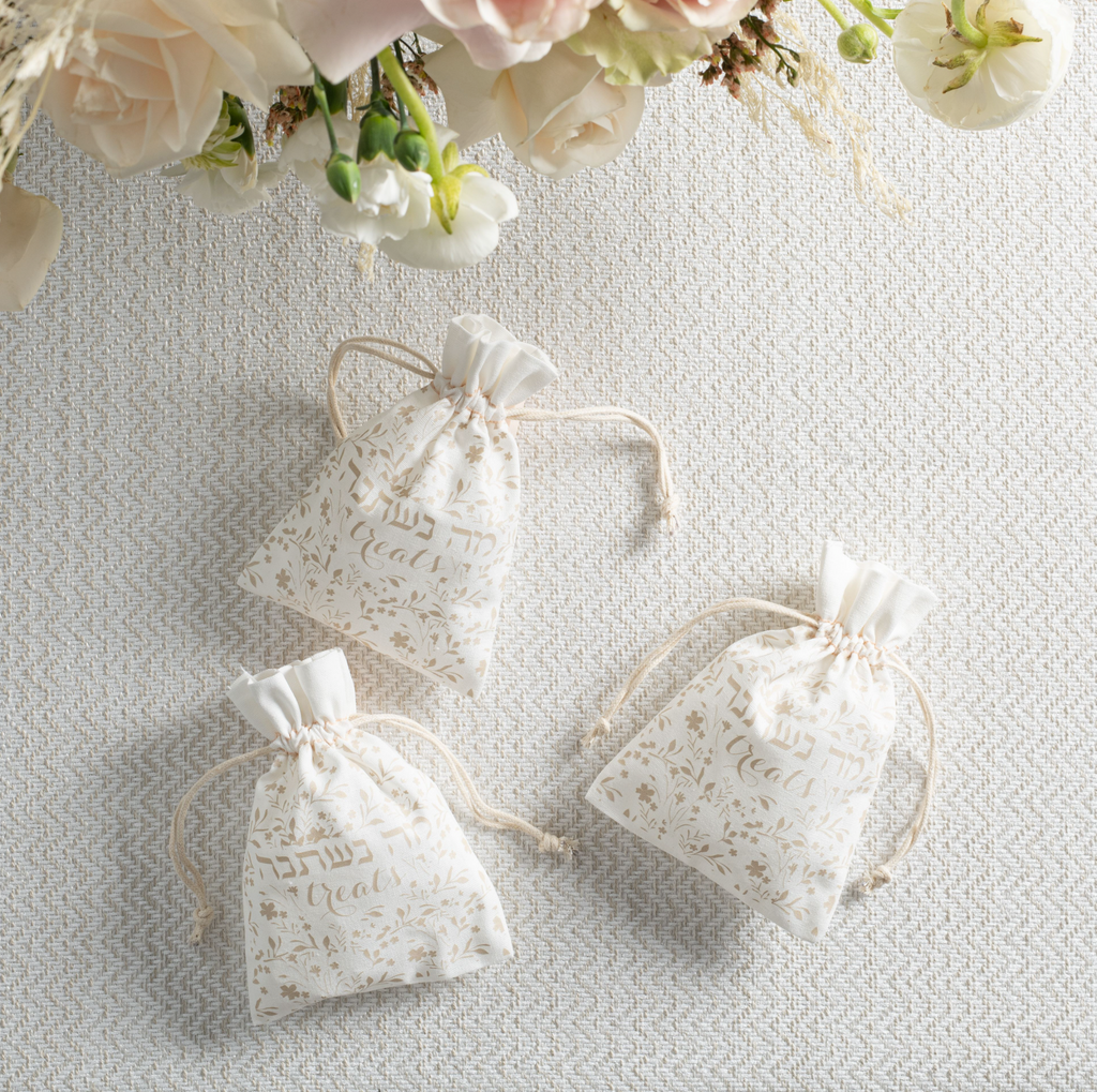 Pastel Blooms Ma Nishtana Treat Pouches