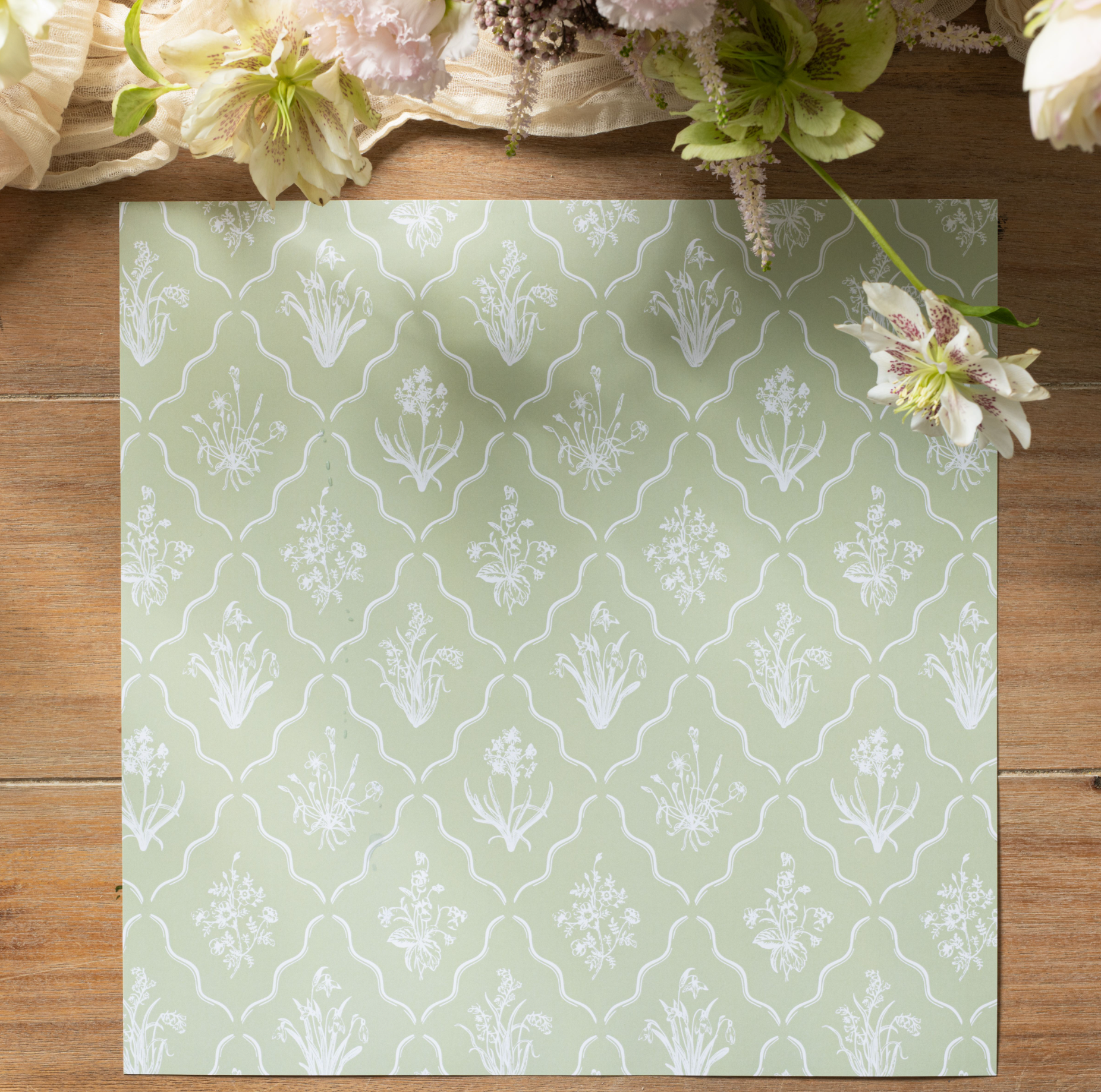 Green Trellis Placemat