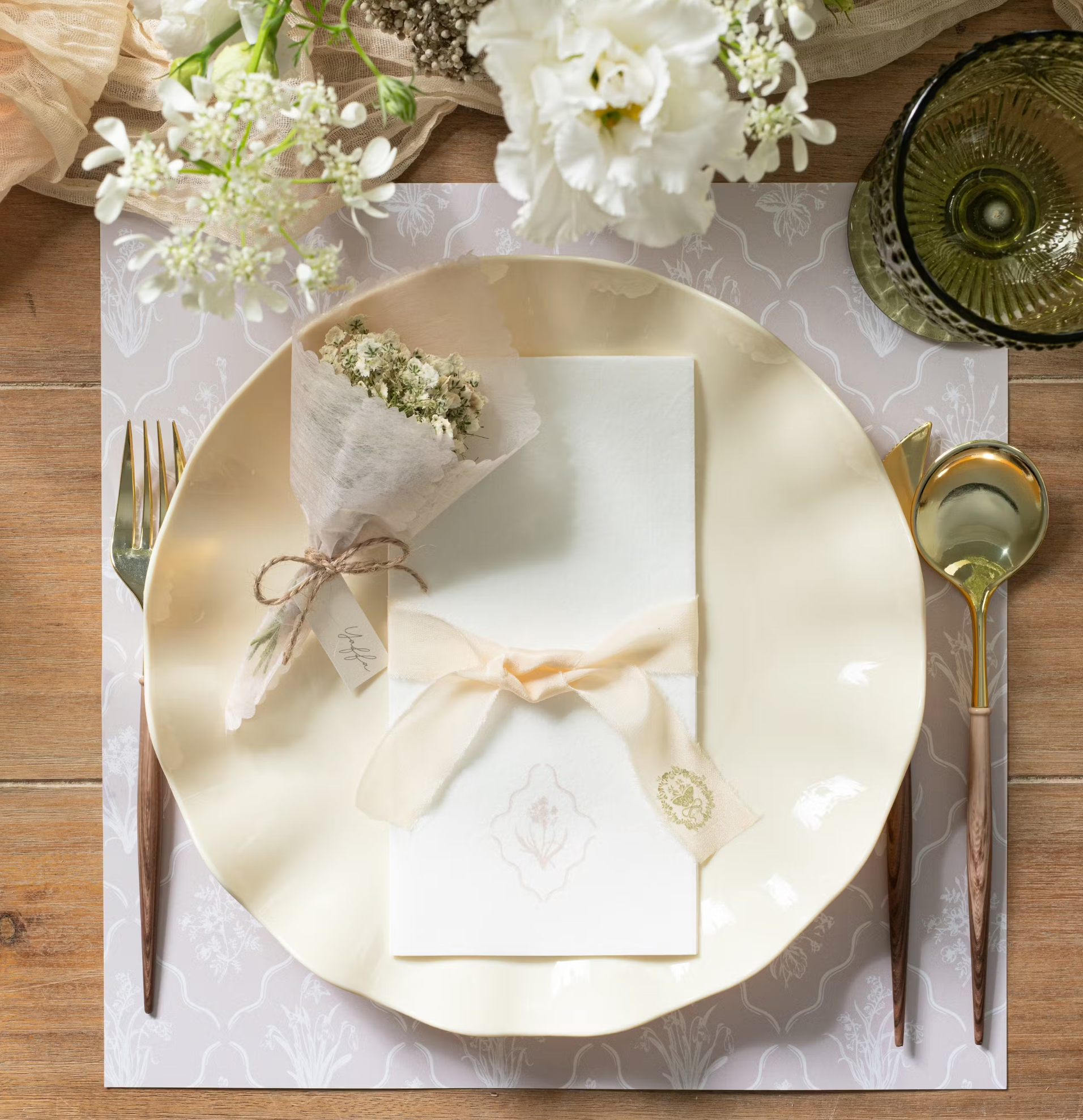 Garden Party Frayed Ribbon