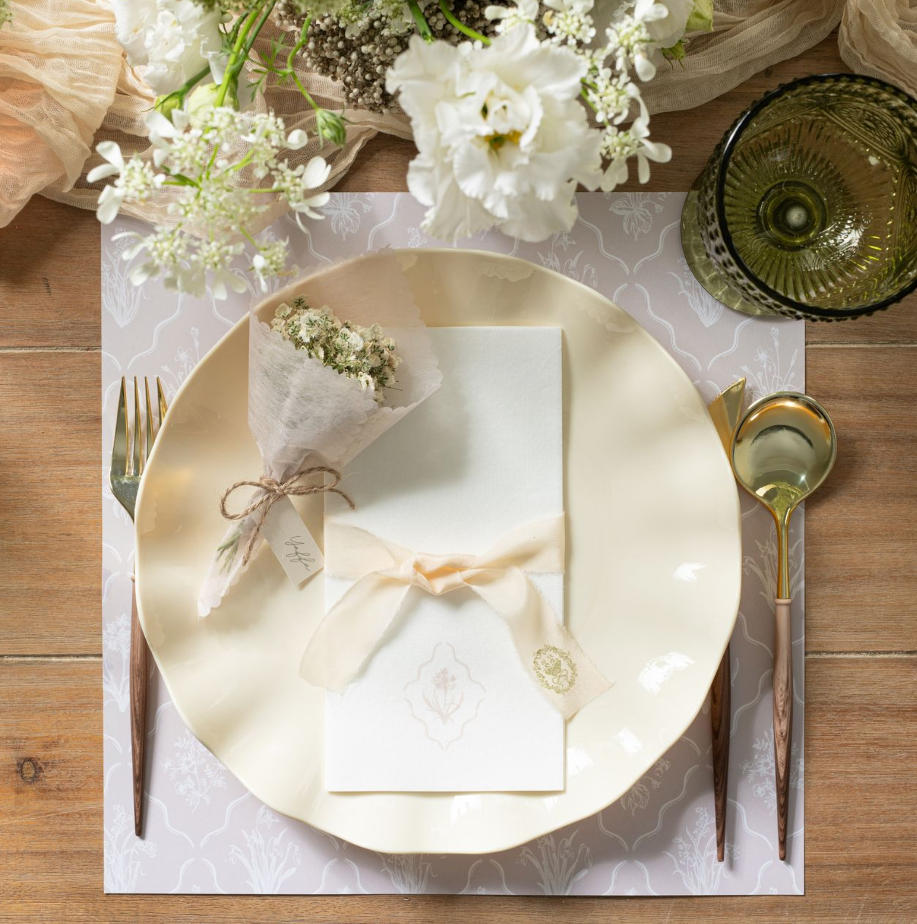 Pink Trellis Placemat