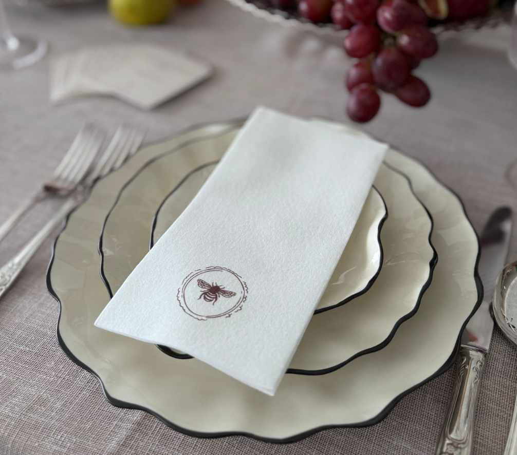 Ode to abundance guest towel napkins | Adina Schlass Collection