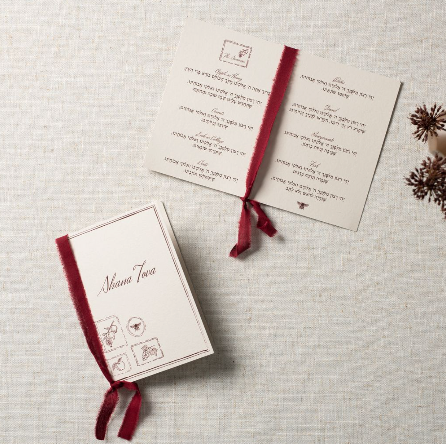 Ode to Abundance Simanim Folder | Adina Schlass Collection