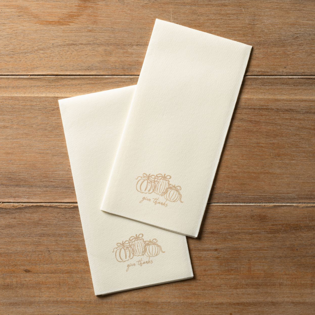 Give Thanks Guest Towel Napkins