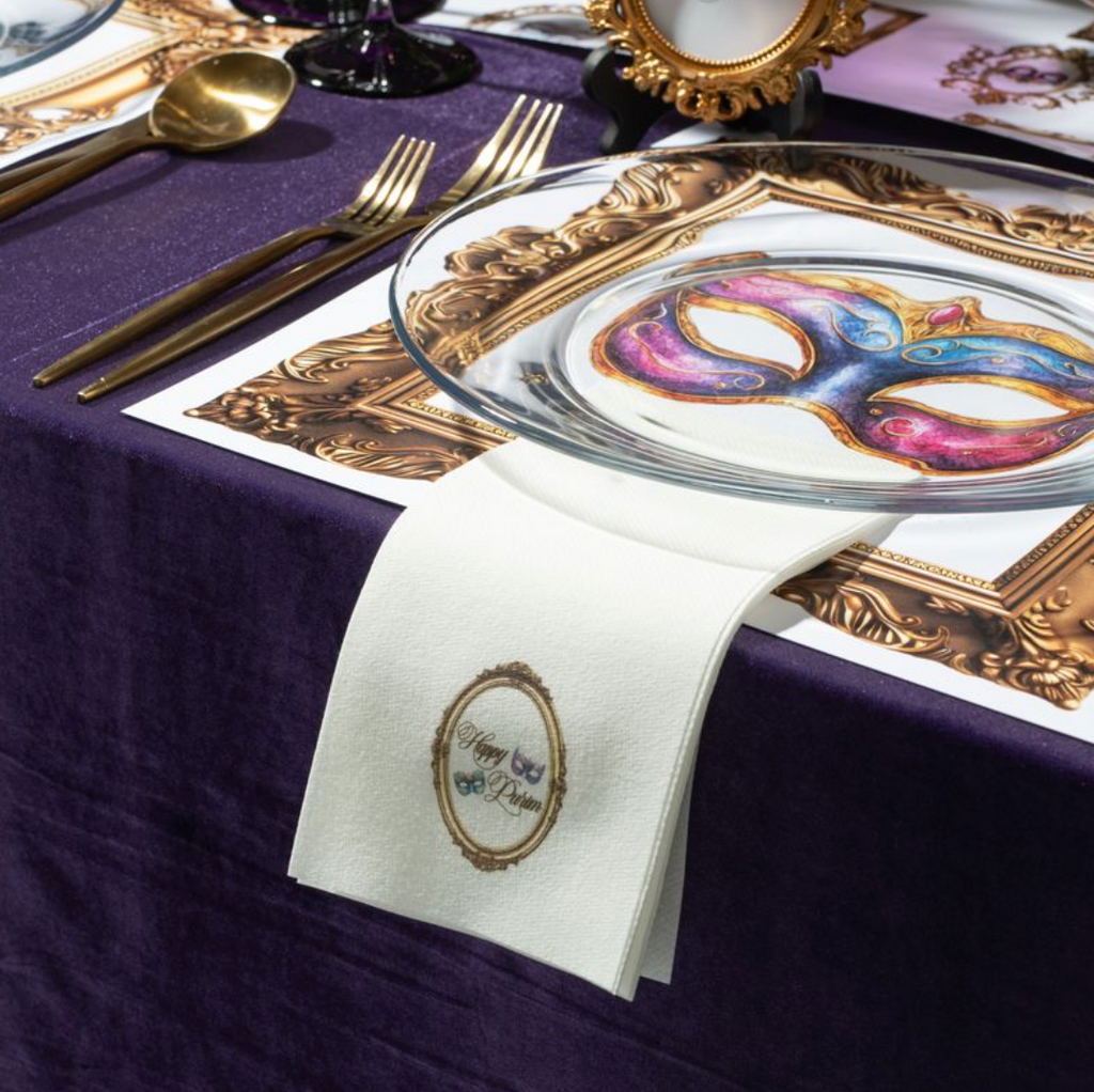 Royal Masquerade Guest Towel Napkins
