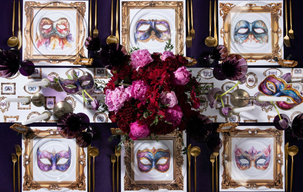 Royal Masquerade Table Runner