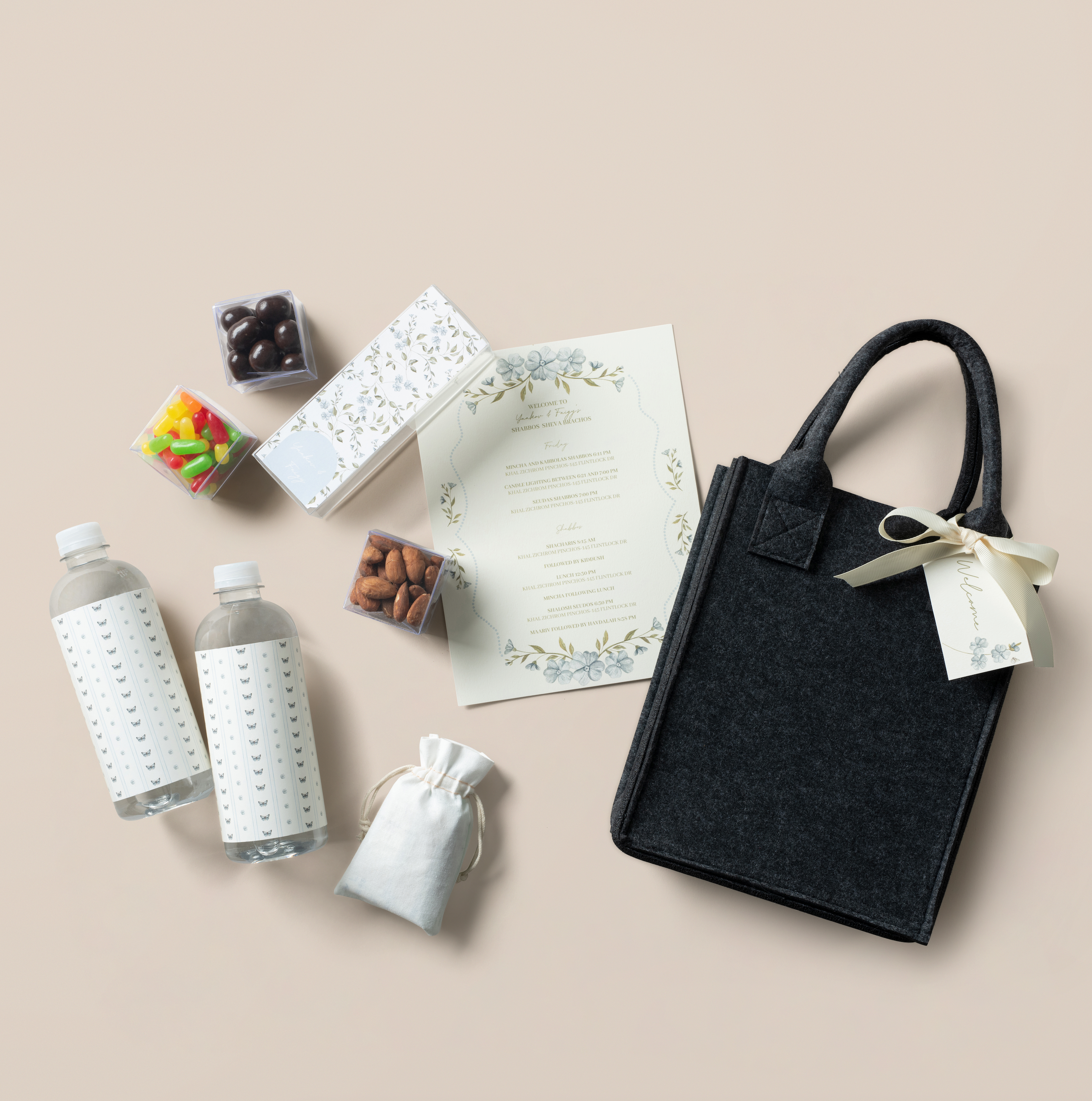 Small  Charcoal  Hostess Tote Bag