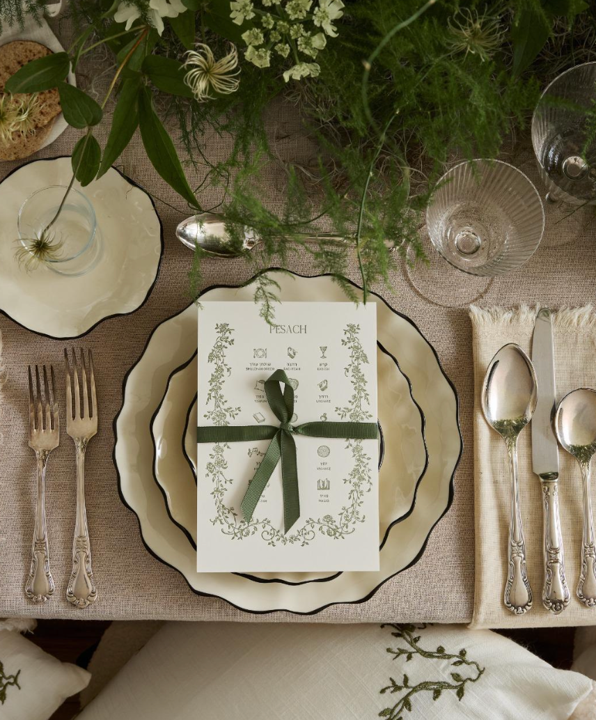 Willow and Vine Seder Card x Adina