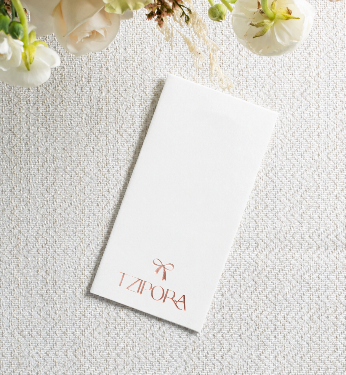 Custom Logo Linen Like Guest Towel Napkin
