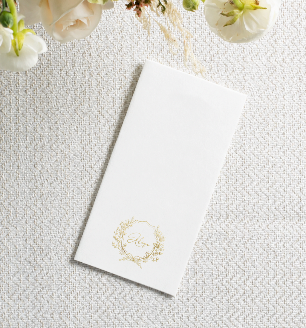 Custom Logo Linen Like Guest Towel Napkin