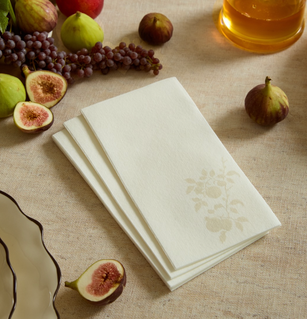 Soft light Linen Like Guest towel napkins by Adina Moss