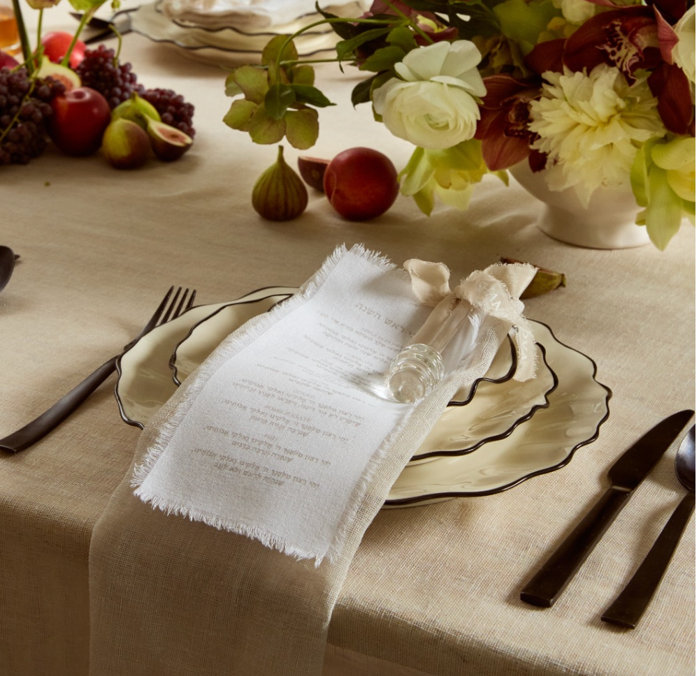 Soft light Simanim Linen | Adina Moss Collection