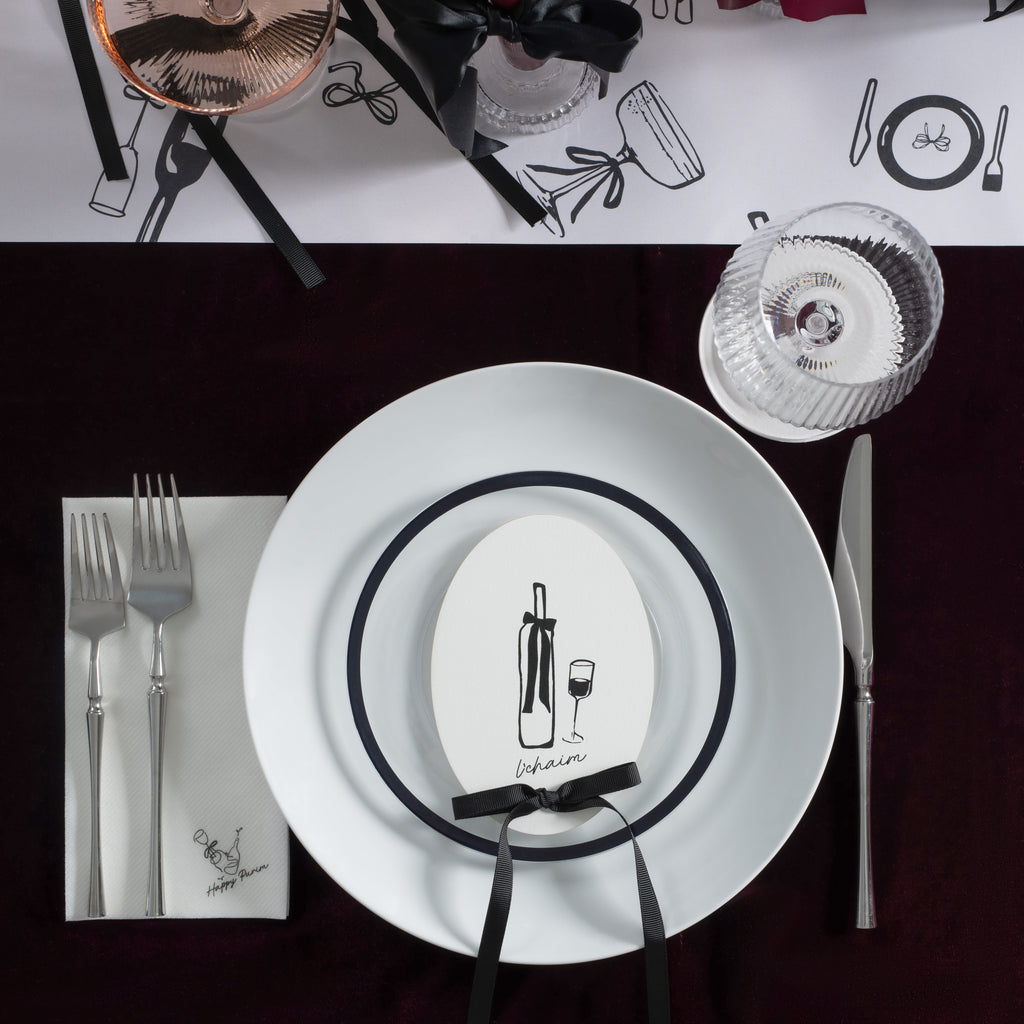 Bows & Bordeaux Coasters