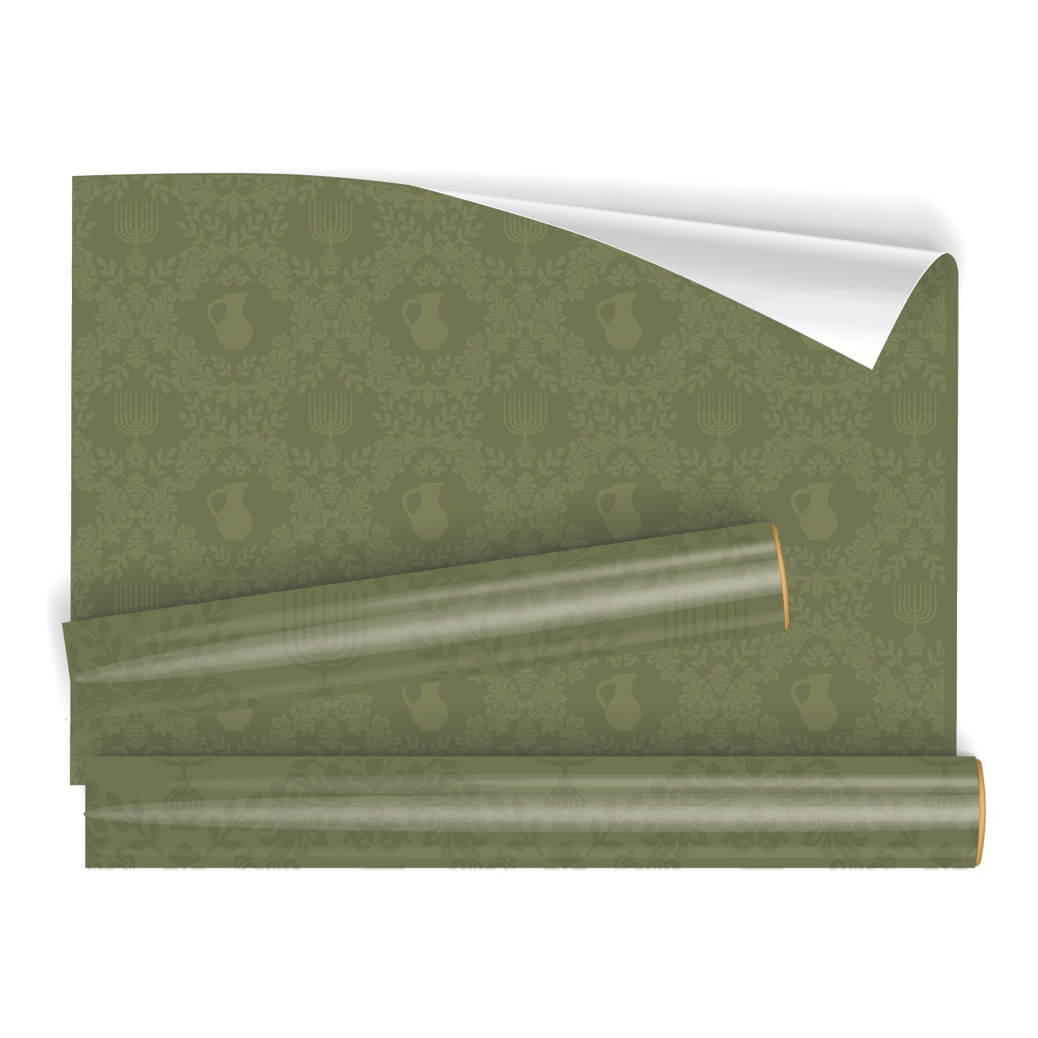 Olive Branch Gift Wrap Paper