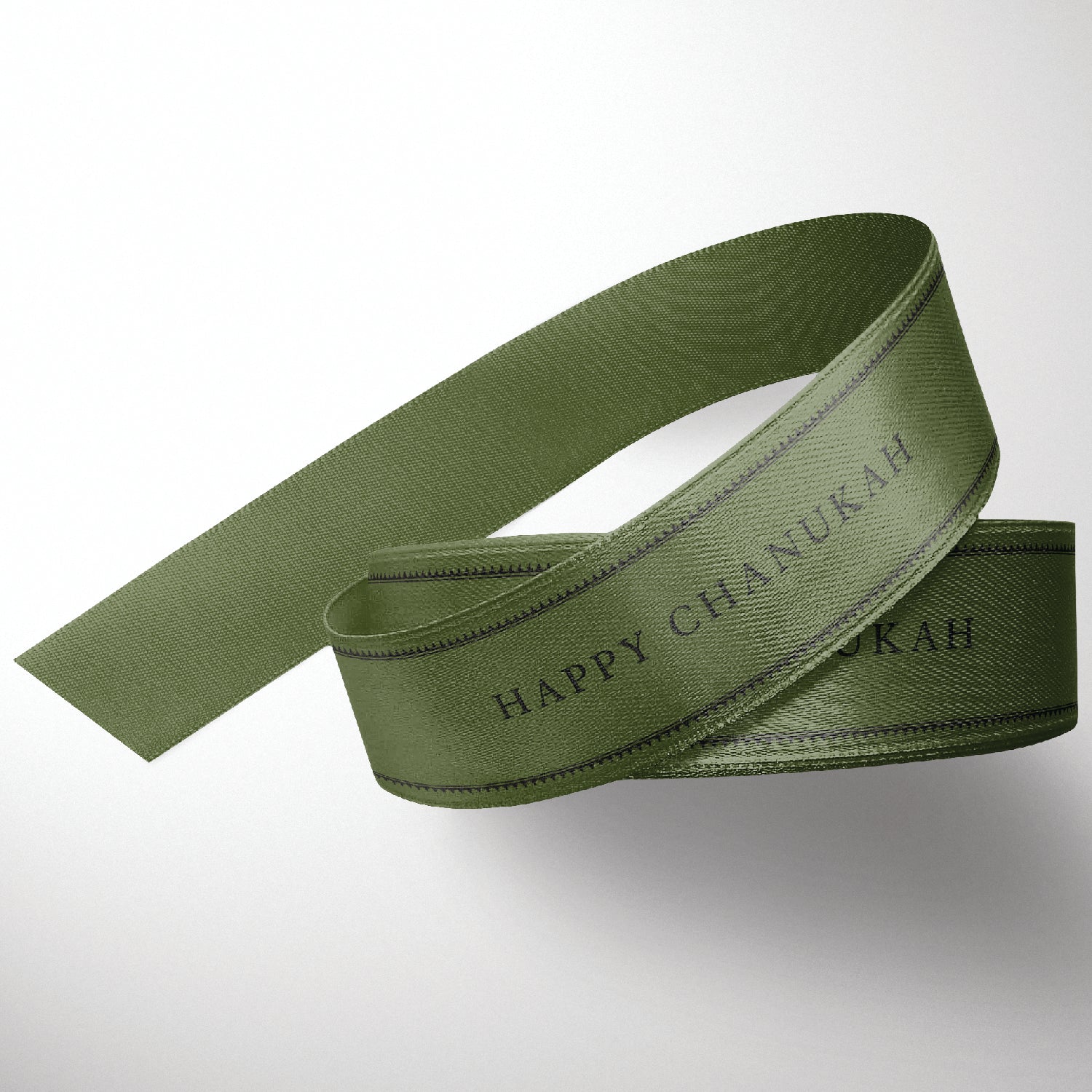 Olive Branch Chanukah Grosgrain Ribbon