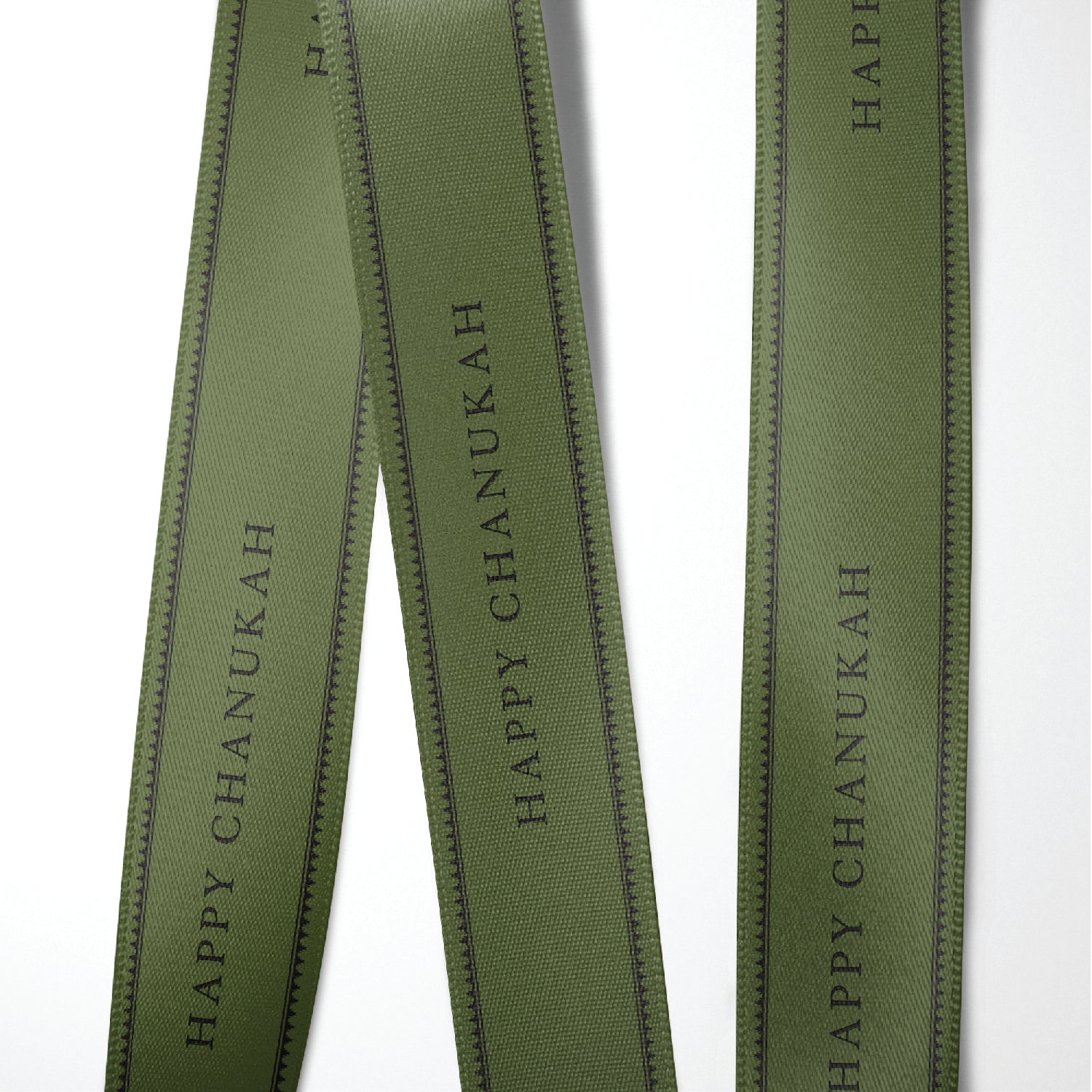 Olive Branch Chanukah Grosgrain Ribbon