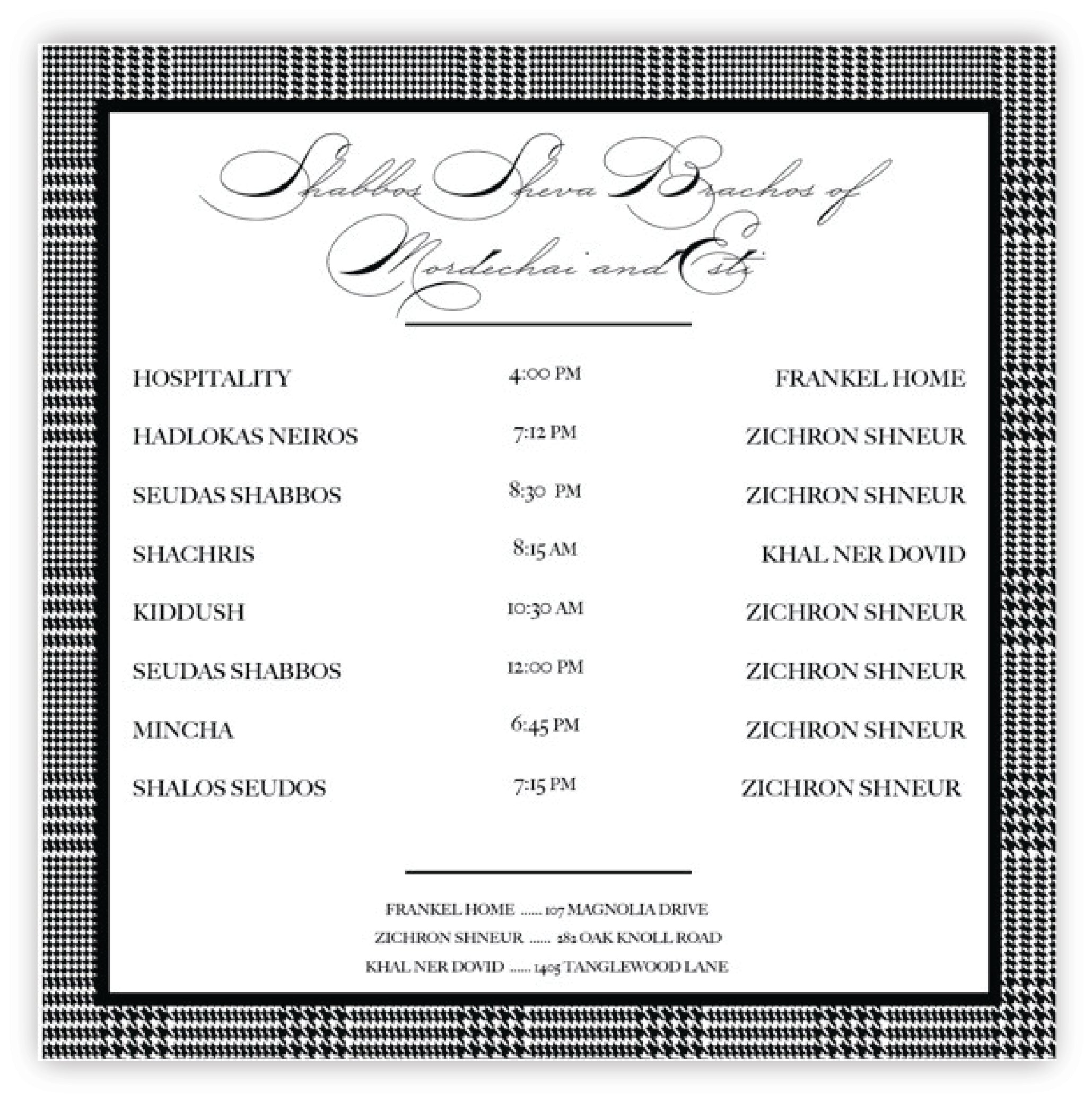 Black Magnetic Hostess Box