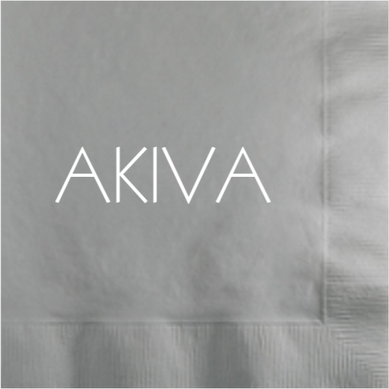 Thin Print 3 Ply Cocktail Napkin