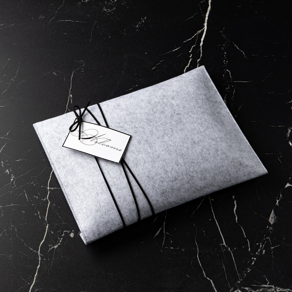 Grey felt Hostess Pouches