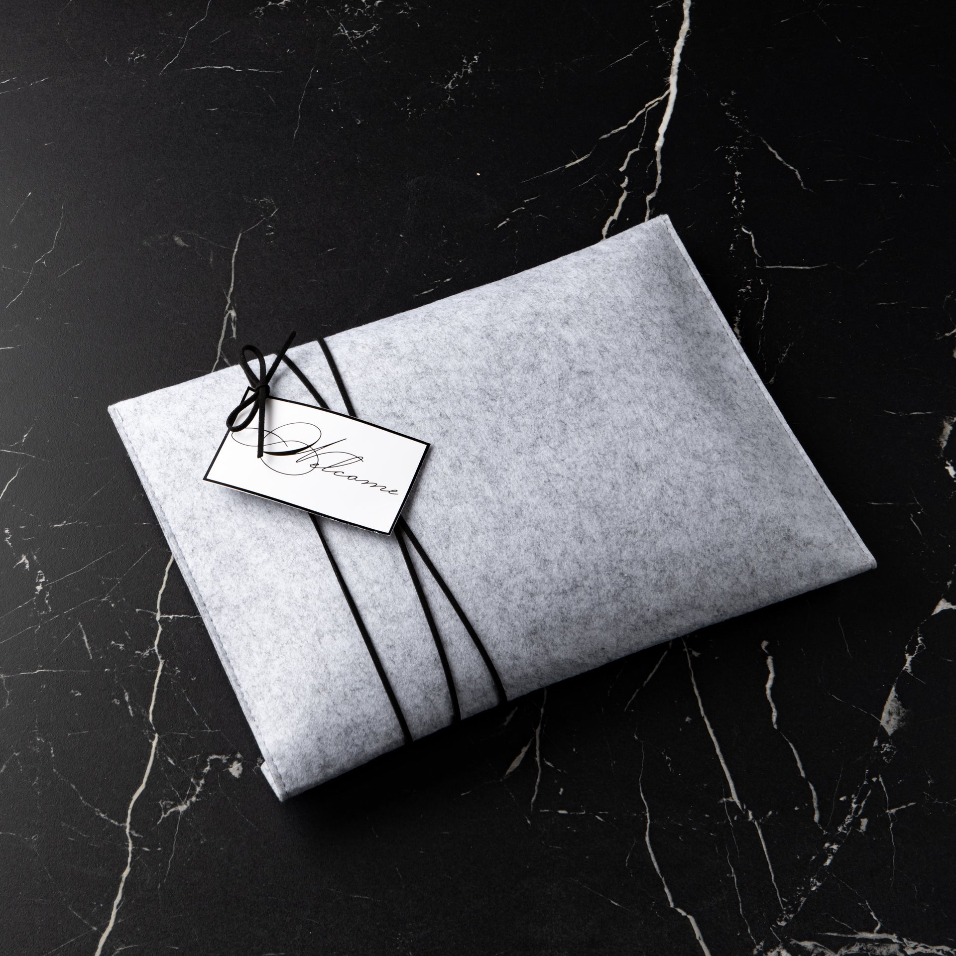 Grey felt Hostess Pouches