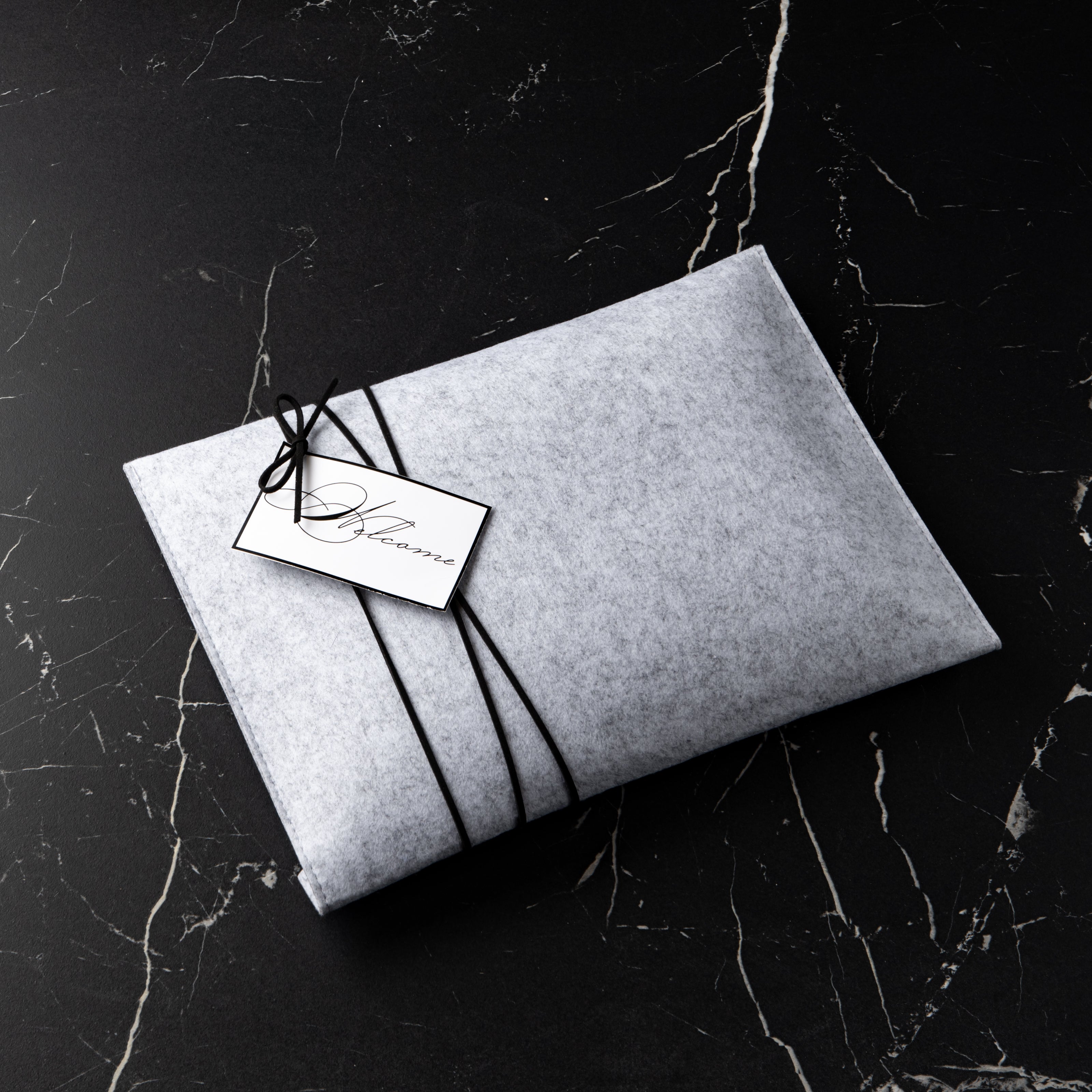 Grey felt Hostess Pouches