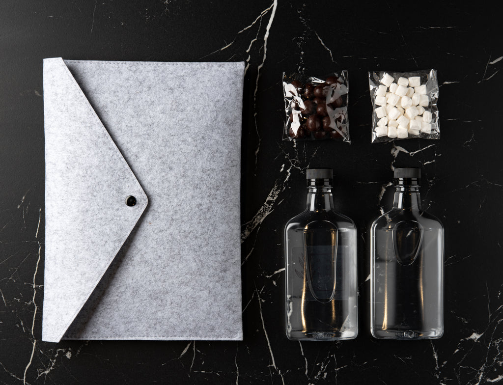 Grey felt Hostess Pouches