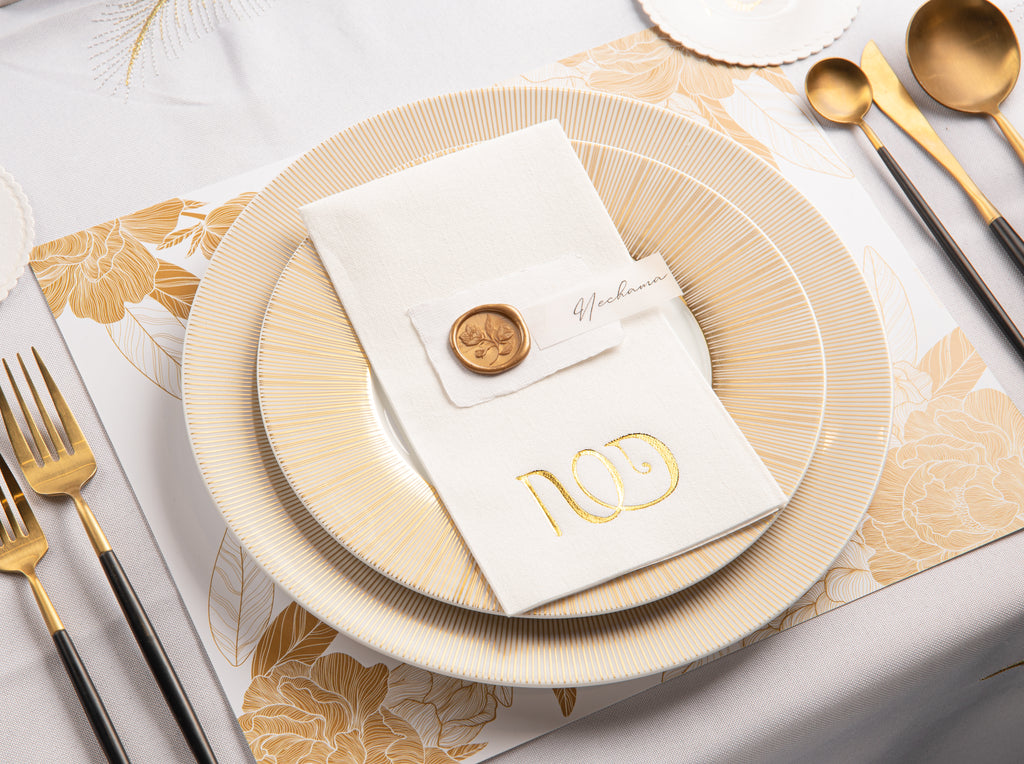Modern Pesach Guest Towel Napkins